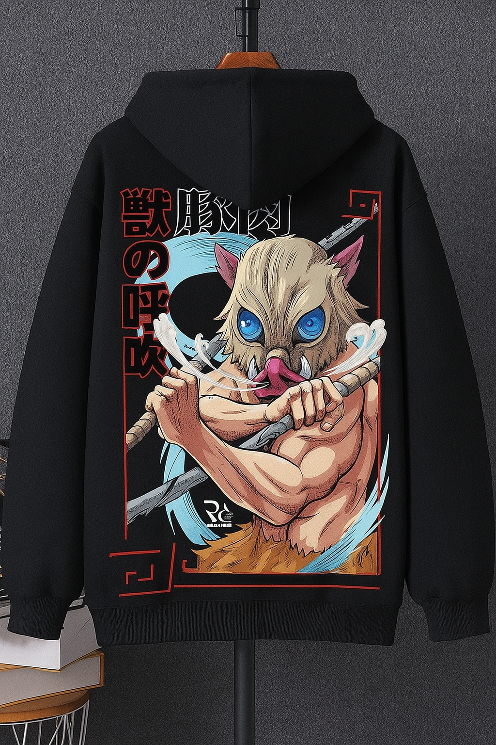 inosuka printed hoodie with permium quility