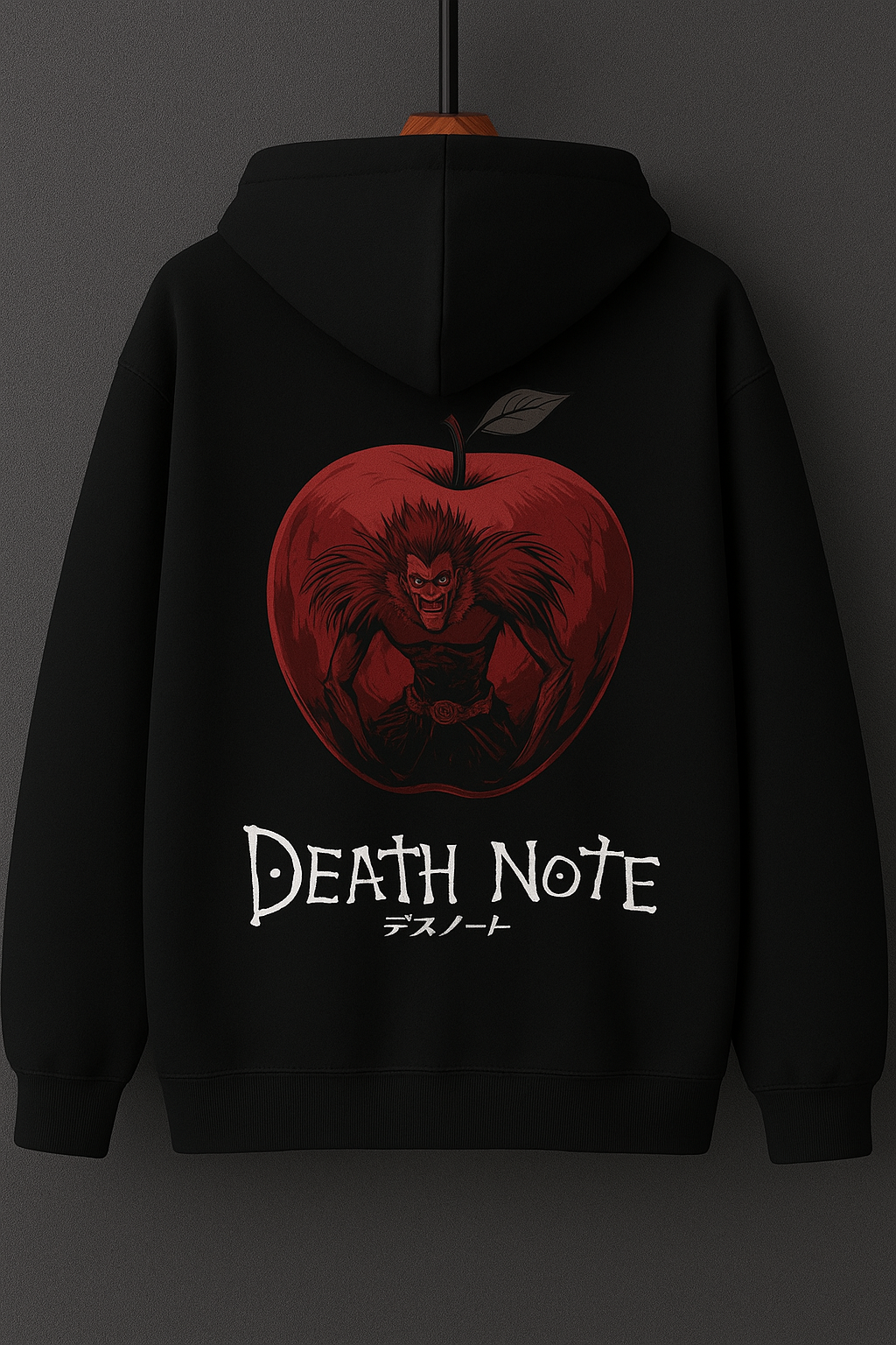 death note printed hoodie
