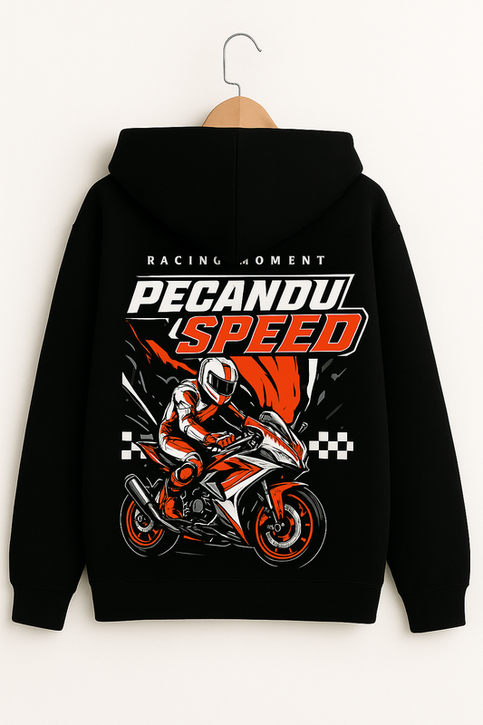 lets racer bro- hoodie with premuim fits