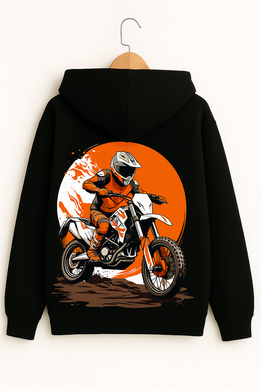 KTM Rider Spirit Hoodie – Off-Road Adventure Edition