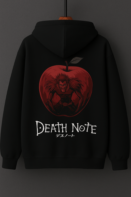 death note printed hoodie